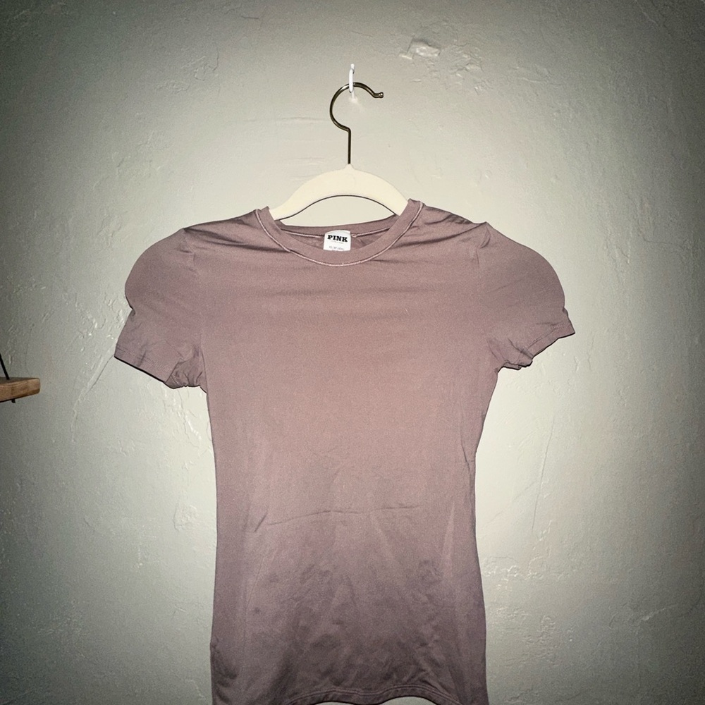 PINK Victoria's Secret Mauve Short Sleeve Tee